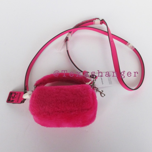 NWT Coach Tabby 12 Lil Nas X Edition Shoulder Bag Silver/Bright Fushia - Picture 12 of 16